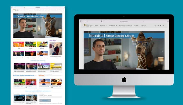 CEU Digital: Estrategia inbound, copywriting y contenidos para la web de una escuela de arte digital.