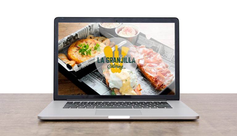 La Granjilla Catering: Web a medida, diseño gráfico y SEO para una empresa de catering.